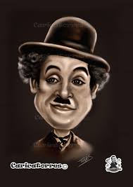 CARICATURA DE CHARLES CHAPLIN-- CHARLOT