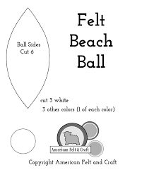 In this tutorial video i show how to make a four panel juggling ball from one square piece of cloth and how to fill and seal it too.here are the pdf. Felt Beach Ball Toys American Felt Craft Blog