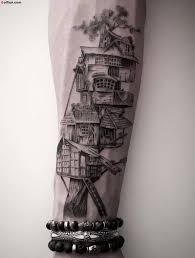 This ridge roof (kirizuma) style tea house, which has posts partly submerged in a koi pond, is constructed with port orford cedar. Japanese House Tattoos