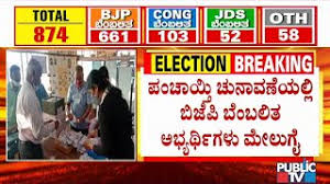 According to initial trends, the ruling shiv sena, nationalist congress party (ncp) and congress are in a dominant position. Gram Panchayat Election Result Bjp Supported Candidates Leading Congress Jd S Trail Youtube