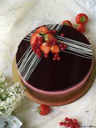 Mustaherukka Suklaamoussekakku Whatever It Is It Looks Good Chocolate Cake Decoration Savoury Cake Delicious Strawberry Cake