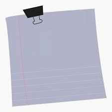 Blank Lined Notepaper Set With Binder Clip On Transparent Premium Image By Rawpixel Com Chayanit Note Paper Notes Design Doodle Frame