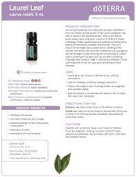 Laurel Leaf Doterra Product Information Page Pip Jade Balden Jade Balden