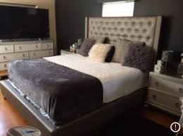 Sectional living room sets from rooms to go. Sofia Vergara Paris Silver 7 Pc King Upholstered Bedroom Set For Sale In Pensacola Fl Offerup