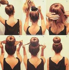 Easy Bun Hair Styles Hair Makeup Hair Beauty