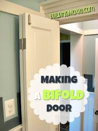 Bifold doors are much like any doors, only connected into pairs with hinges and hung on a track. Making A Bi Fold Door From An Existing Wood Door