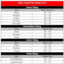Clean Goalie Stick Paddle Size Chart 2019