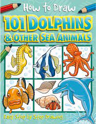 That being said, my 5 year old grandchild was determined to get the stickers placed correctly and the end result was a beautiful rendition of sea creatures. How To Draw 101 Dolphins 4 Green Dan Imagine That 9781846667749 Amazon Com Books