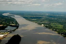 The ohio river is the largest tributary, by volume, of the mississippi river. Drawing A Line In The Riverbed Moment Of Indiana History Indiana Public Media