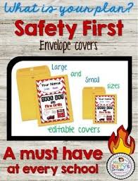 Fire Drill And Emergency Evacuation Envelope Covers Editable
