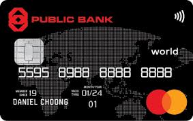 Public Bank Berhad Cards Selection