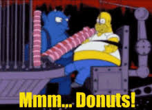 Homer simpson mmm donuts meme. Homer Donut Gifs Tenor