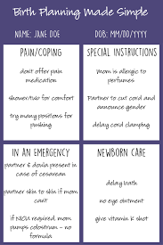 Birth Plans For First Time Moms Pdf Pin On Baby Care