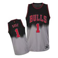 If you want to custom, please contact with us. Derrick Rose Chicago Bulls Authentic Grey Fadeaway Fashion Nba Adidas Jersey Black