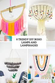 Beautiful origami lamp shade diy paper lampshade | etsy. 8 Trendy Diy Boho Lamps And Lampshades Shelterness