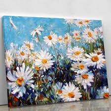 Paint by numbers flowers australia. White Field Of Daisies Official Paint By Numbers Australia