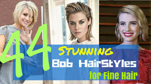 And though healthy thin hair is soft and airy, it can. 44 Stunning Bob Hairstyles For Fine Hair 2015 Youtube