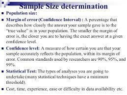 Issues of precision and confidence in determining sample size 257. Business Research Process Step 6 Research Design Sampling Ppt Video Online Download