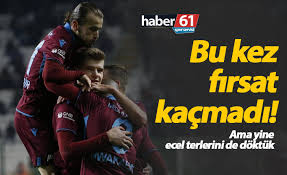 Haftasında trabzonspor ile i̇ttifak holding konyaspor karşılaşıyor. Trabzonspor Konya Yi Yendi Firsati Kacirmadi