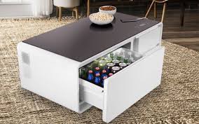 If Your Coffee Table Doesn T Chill Your Beer What S The Point Coffee Table With Fridge Cool Coffee Tables Coffee Table Cooler