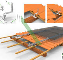 Tile roof mounting system – Link - China Solaracks | Solar ...