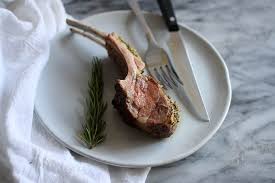 Rosemary and garlic leg of lamb with caprese salad recipes. Roast Rack Of Lamb With A Garlic Crust Jessica S Dinner Party