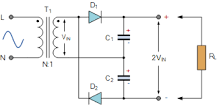 Voltage Multiplier Circuit can Double or Triple its Peak ...