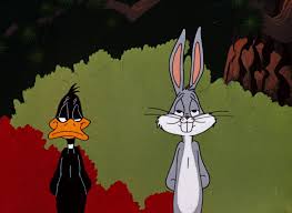 They then move their feet like a pair of. B Who I Want To B On Bugs Bunny Daffy Duck Bright Wall Dark Room