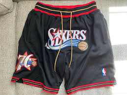 Drake wore sixers shorts so he could reverse the drake curse and then kawhi ended up hitting the game winner.(via @champagnepapi). Sixers Just Don Shorts Shop Clothing Shoes Online