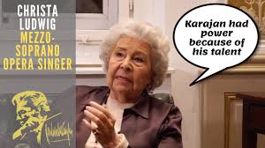 Christa ludwig was born into a musical family. Karajan Had Power Because Of His Talent Christa Ludwig 2020 English Subtitles Youtube