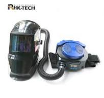Rhk Papr Air Purifying Respirator Auto Darkening Welding Helmet Headgear