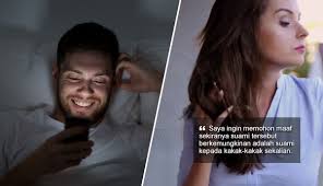 Adakah sis terima suami, kalau suami sis juga berlaku curang dengan sis, waktu sekarang? Maaf Akak Saya Dah Mula Sayangkan Suami Akak Nak Buat Kajian Pasal Curang Sekali Terlanjur Dengan Suami Orang Edisiviral