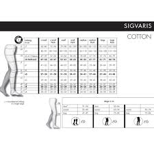 Sigvaris Cotton 23 32 Mmhg Class 2 Ad Below Knee Normal Open Toe With Soft Top Medical Compression Stockings