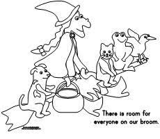 Making Learning Fun Room On The Broom Coloring Pages Room On The Broom Witch Coloring Pages Coloring Pages
