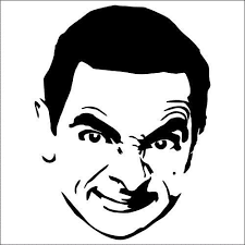 Mr Bean Rowan Atkinson Vinyl Decal Sticker 2 Two Pack Ebay Silhouette Art Art Drawings Sketches Creative Face Drawing