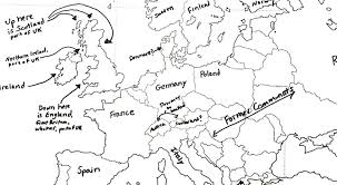 This printable map of europe is blank and can be used in classrooms, business settings, and elsewhere to track travels or for other purposes. Americans Try To Place European Countries On A Map Feel Desain Your Daily Dose Of Creativity