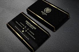 Luxe minimalist glam faux gold foil splash black square business card. Luxury Black And Gold Business Cards Promotions