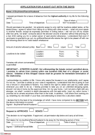 Permission Slip Best Friend Application Boyfriend Application Friend Application