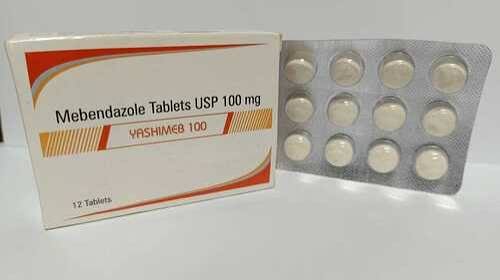 100 Mg Mebendazole Tablets Usp General Medicines at 150.00 INR at Best Price in Kalyan | Yashica Pharmaceuticals Pvt. Ltd.