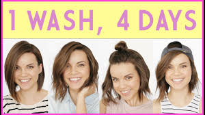 Combined, this kind of haircut speaks beauty and power. 1 Wash 4 Days How To Extend Your Hairstyle Ingrid Nilsen Youtube