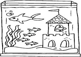 Dinosaur coloring pages] when working on free printable tropical fish coloring pages, don't forget to paint the background. Fish Tank Aquarium Coloring Pages