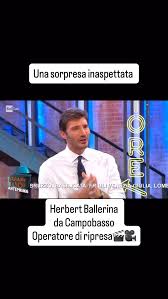 Il grande Herbert Ballerina da Campobasso operatore di Braccio 😂😂😂…una bella surprise🎬📦📺, #dietrolequinte #affarituoi #raiuno #raiunoofficial #broadcast #stefanodemartino #herbertballerina ...