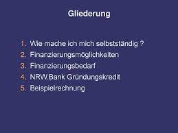 Der nrw.bank gründungskredit schließt andere förderungen nicht aus. Finanzierung Einer Praxis Ppt Herunterladen