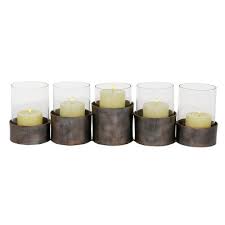 Six candelabra size matching candle sleeves help blend the style of this light. Glass Candle Sleeve Target