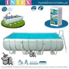 Piscina Intex Rectangular Ultra Xtr Frame 549x274x132 26356np Piscina Intex Piscina Rectangular Piscinas