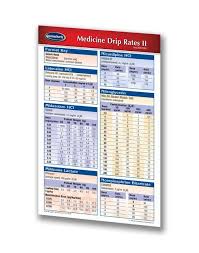 medicine drip rates ii medical pocket quick reference