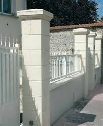 Element De Pilier Pierre Reconstituee Amboise 40x40cm Haut 28cm Coloris Champagne Gedimat Fr