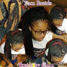 Have no new ideas about kids hair styling? Brazilian Wool Yarn Braids Baker Louisiana Yarn Braids Braids Kid Styles