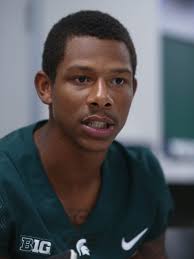 Michigan State's Trishton Jackson accepts Mark Dantonio's challenge