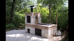 This masonry work is beautiful and classic. Building A Brick Bbq Smoker Youtube